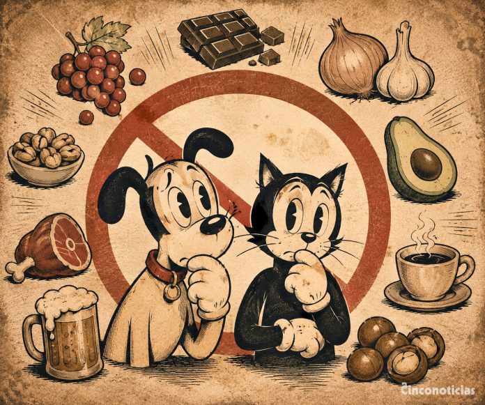 10 alimentos que no pueden comer los perros y los gatos: ¿qué efectos generan para tenerlos en tu lista negra?