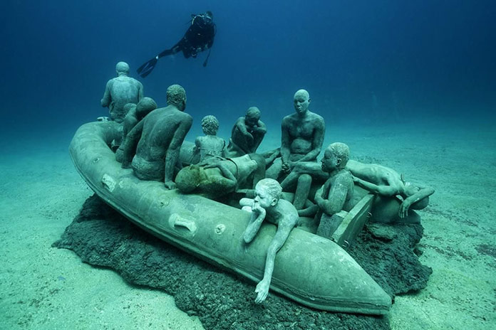 Jason deCaires Taylor: The Raft of Lampedusa