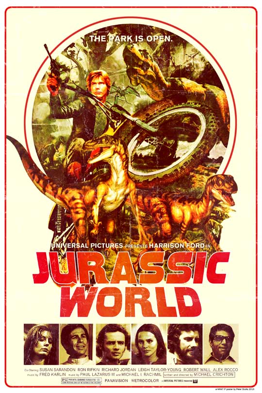 Cartel de "Jurassic World" (1976)