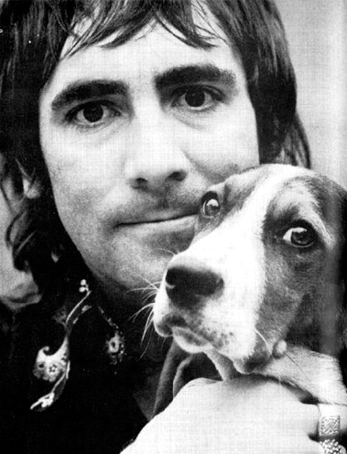 Keith Moon con su perro