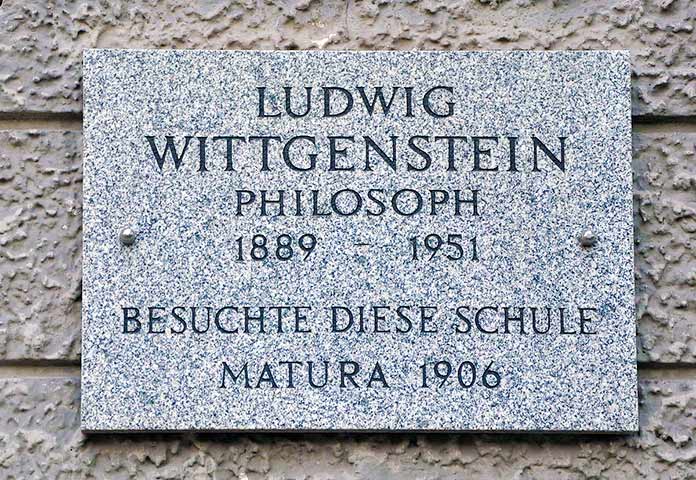 Lápida de la tumba de Ludwig Wittgenstein.