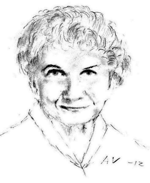 Literatura del siglo XXI. Alice Munro. Dibujo de Andreas Vartdal.