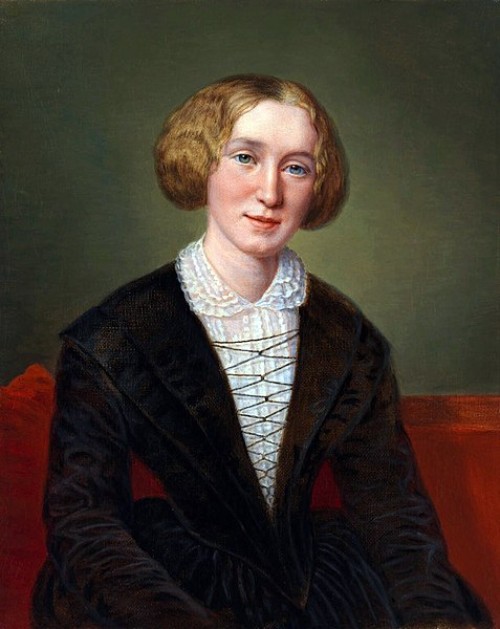 Literatura victoriana. George Eliot, 1849. Réplica por Francois D´Albert Durade. National Portrait Gallery, Londres.