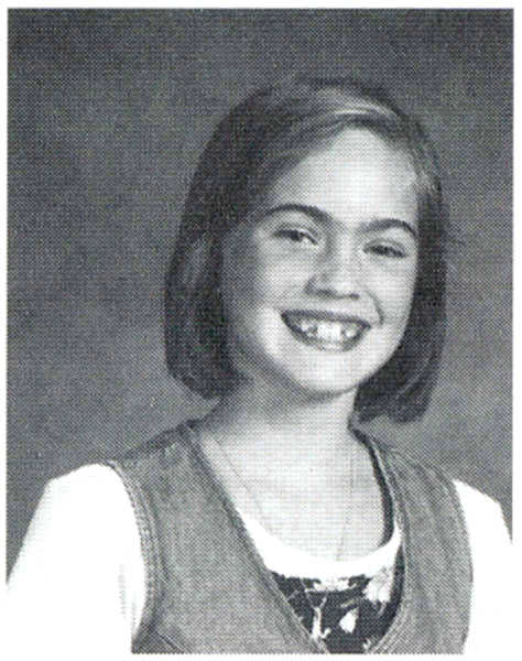 Megan Fox cuando era niña