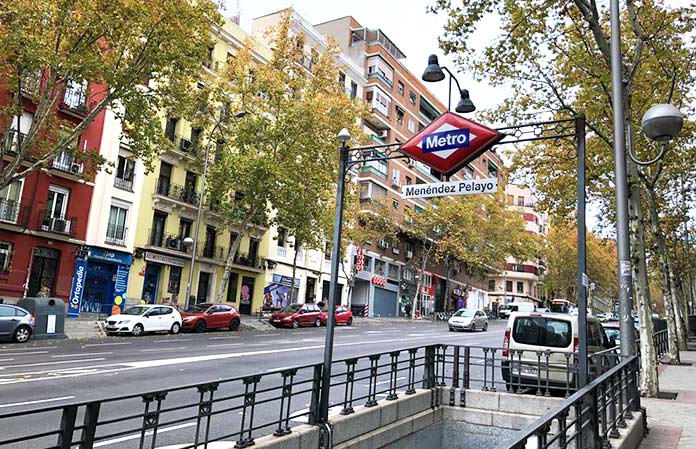 Metro literario Menéndez Pelayo