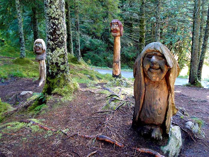 Troll Forest de Floyen, Bergen