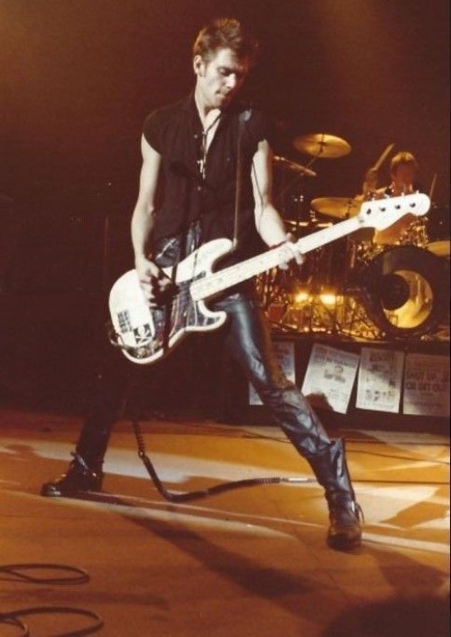 Movimiento punk. The Clash en concierto. Paul Simonon en Palladium (Nueva York), Septiembre 1979.