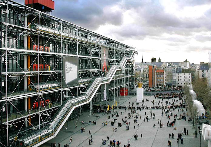 museos más famosos del mundo: Centro Pompidou