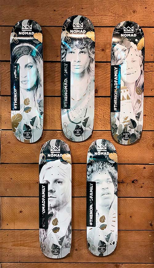 Tablas de patinar Nomad Skateboards