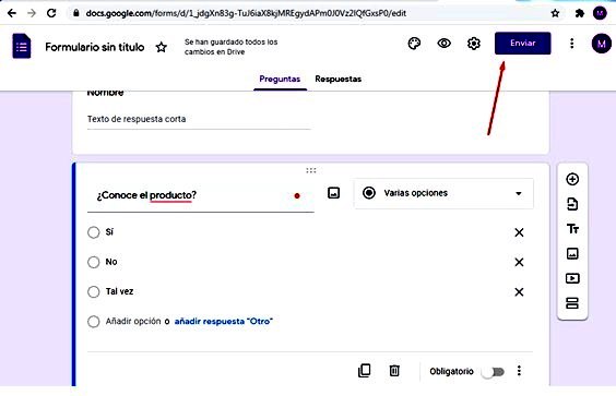 Páginas para hacer encuestas - Finalizar formulario Google Forms