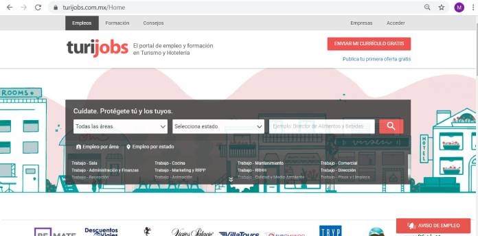 Páginas de empleo en México - Turijobs