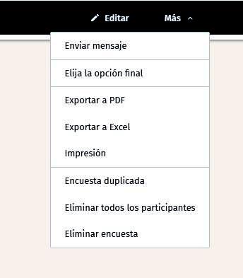 Páginas para hacer encuestas - Opciones de envío