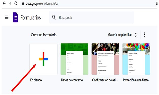 Páginas para hacer encuestas - Formularios Google Forms