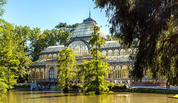 Palacio de Cristal en el Parque del Retiro