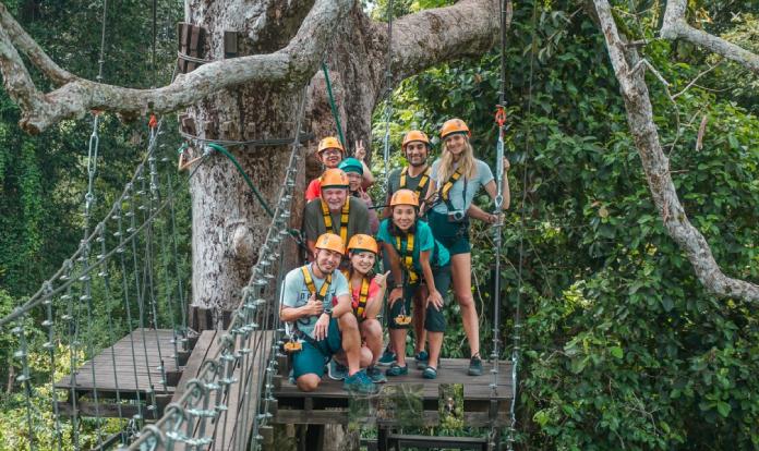 Parques de aventuras Angkor Zipline