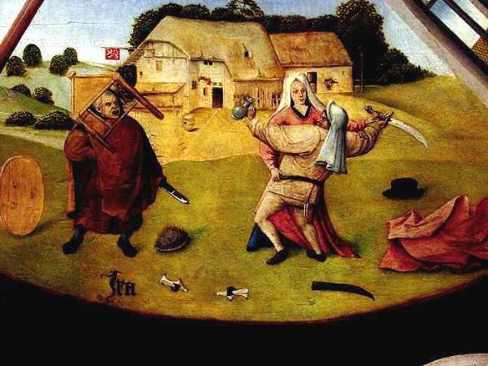 Cuadro de Hieronymus Bosch dedicado a la ira