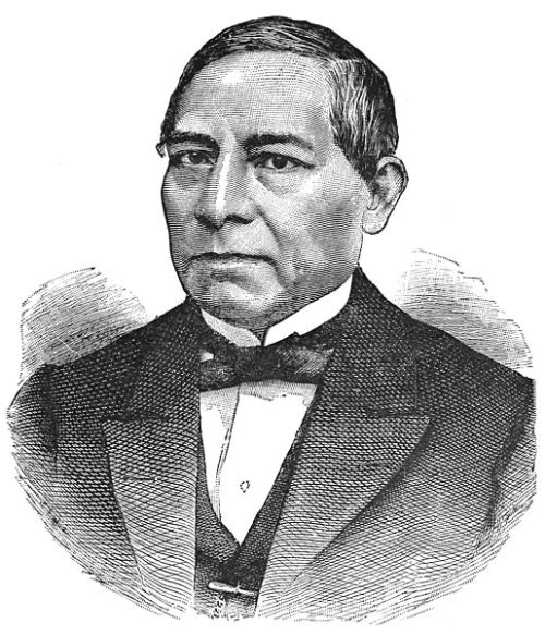 Personajes históricos mexicanos. Benito Juárez. Autor desconocido. 1887.
