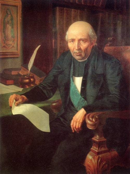 Personajes históricos mexicanos. Miguel Hidalgo. Autor: José Inés Tovilla. 1912. Museo Nacional de Historia, México. 