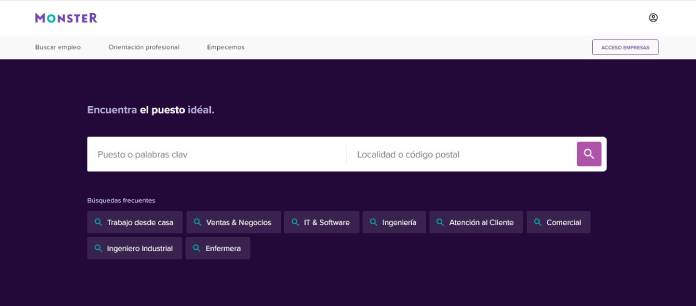 Portales de empleo en España - Monster