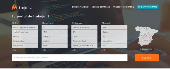 Portales de empleo en España - Ticjob