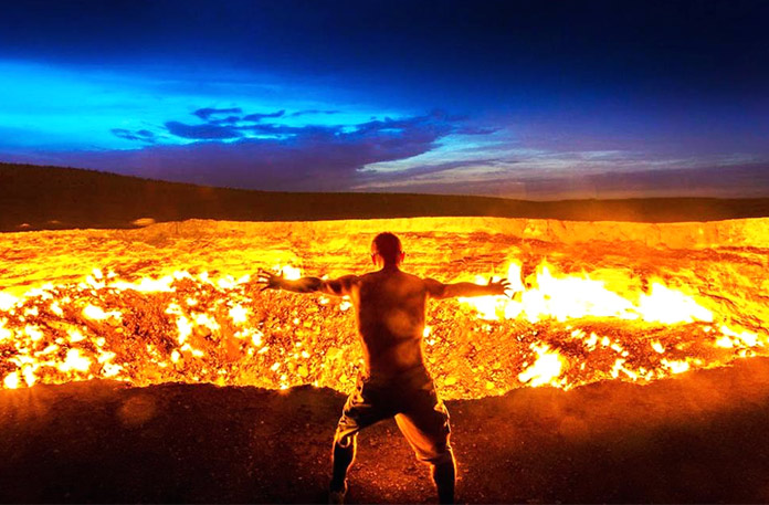El Pozo de Darvaza: las puertas del infierno en la Tierra