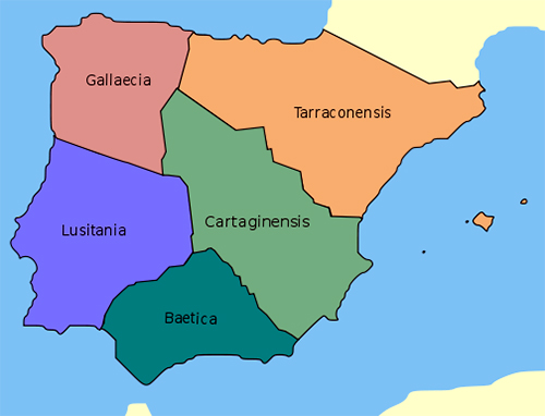 Provincias de la Hispania Romana