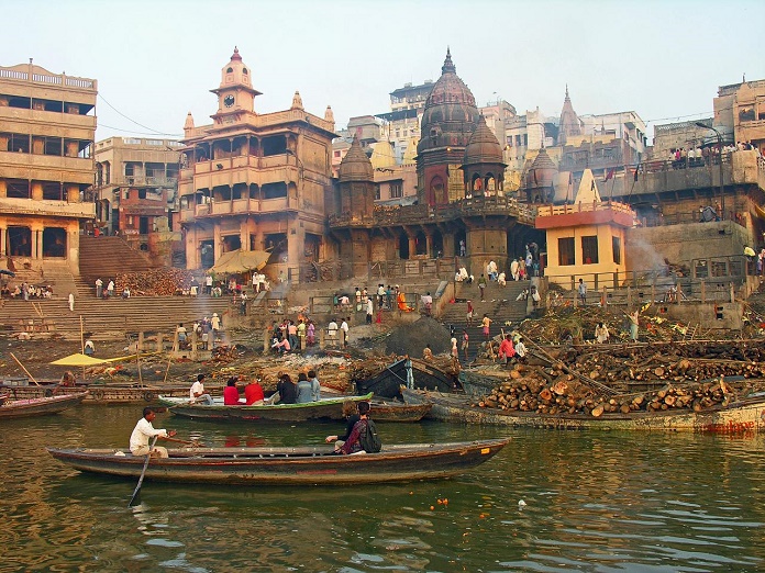 Cremaciones en Varanasi (Ganges)