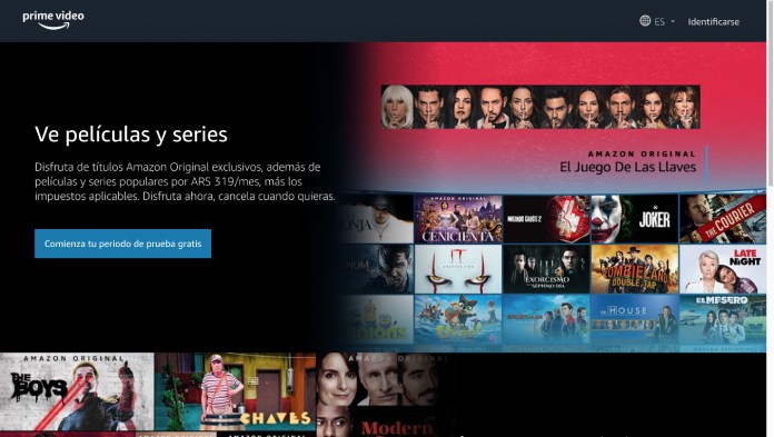 Servicios Streaming: Amazon Prime Video