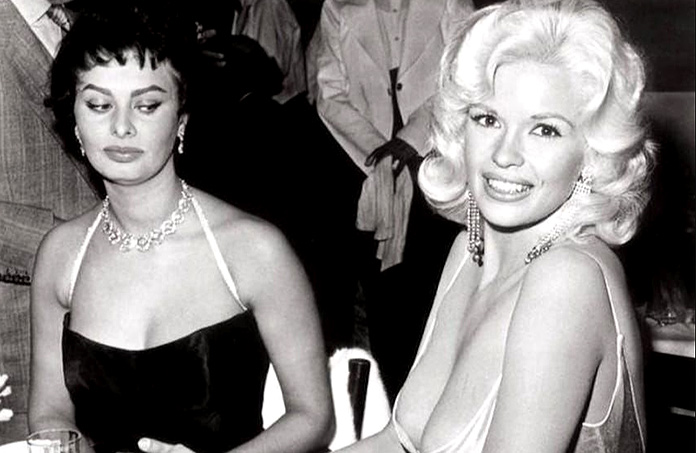 Sophia Loren y Jayne Mansfield