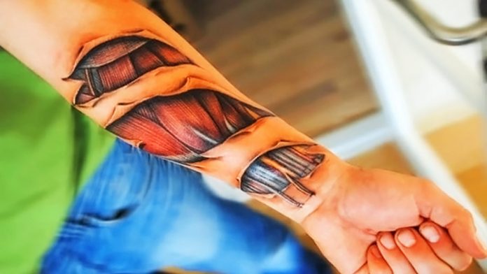 Tatuajes 3D: escalofriantes diseños con vida propia