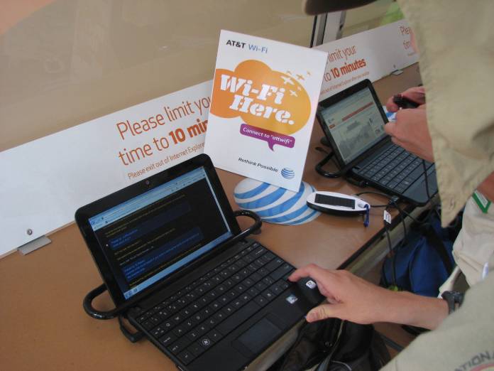 Netbook de centro de conexiones en el 2010