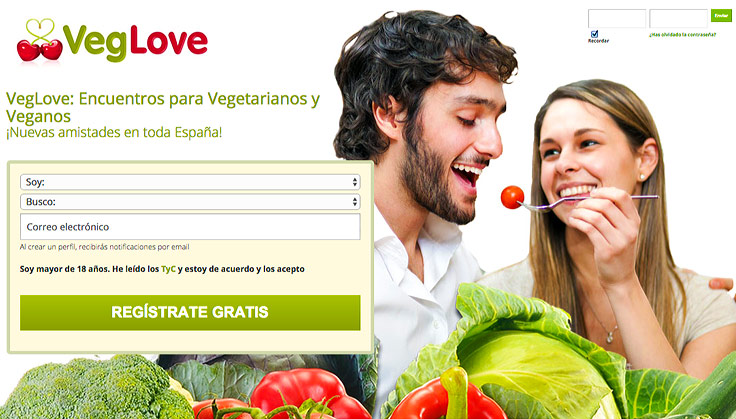 Apps para ligar con veggies - VegLove