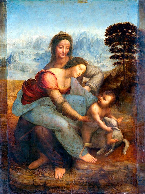 La Virgen, el niño Jesús y santa Ana