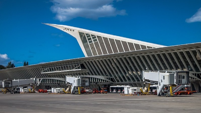 Aeropuerto de Bilbao. País Vasco, España