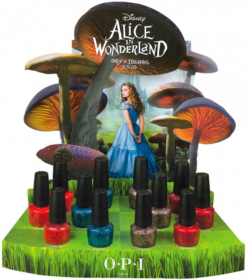 Esmalte de uñas de Alicia en el país de las maravillas