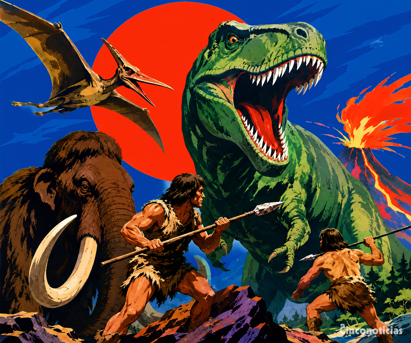Animales de la prehistoria: todos los animales aéreos, terrestres y marinos extintos y vivos