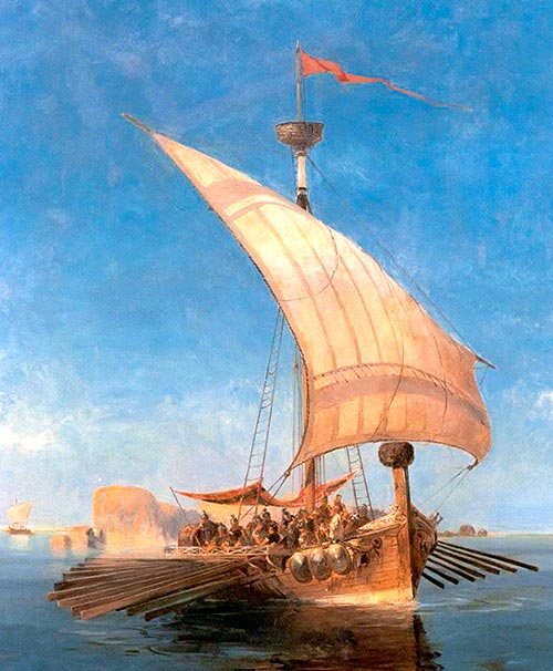 El Argo, por Konstantinos Volanakis.