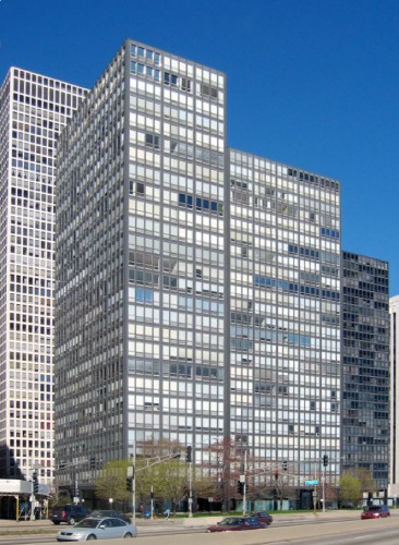 Arquitectura Bauhaus: Lake Shore Drive, Chicago.