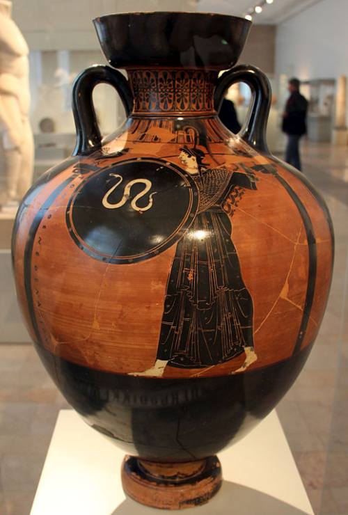 Arte de la Antigua Grecia - Ánfora decorada con pintura