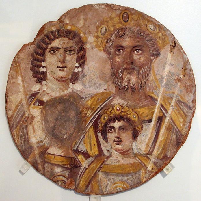 Arte de la Antigua Roma - Pintura - Tondo Severiano