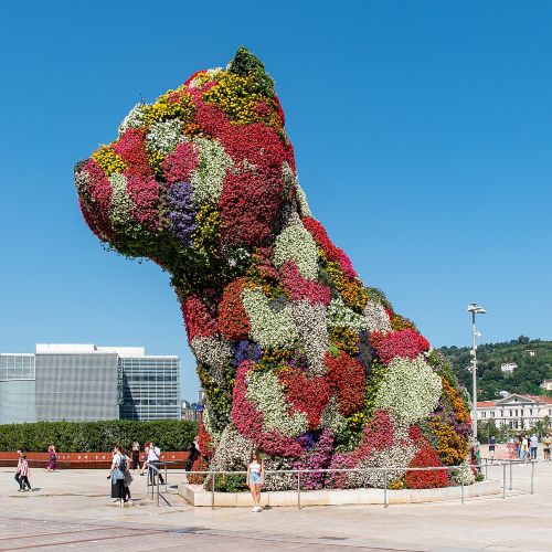 Arte sustentable - Puppy - Jeff Koons