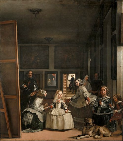 Artistas de pinturas - Diego Velásquez - Las meninas