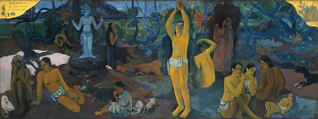 Artistas de pinturas - Paul Gauguin - ¿De dónde venimos? ¿Quiénes somos? ¿Hacia dónde vamos?