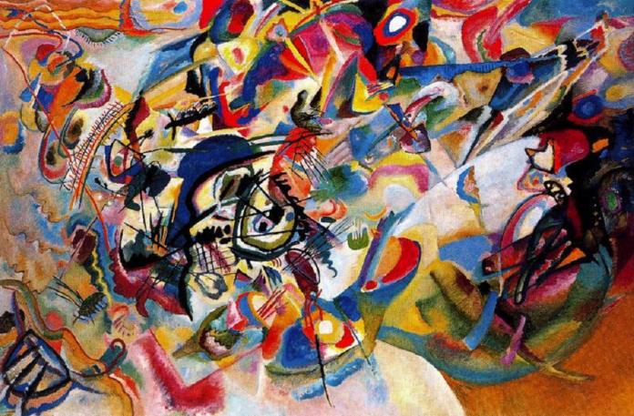 Artistas de pinturas - Vasili Kandinsky - Composición VII