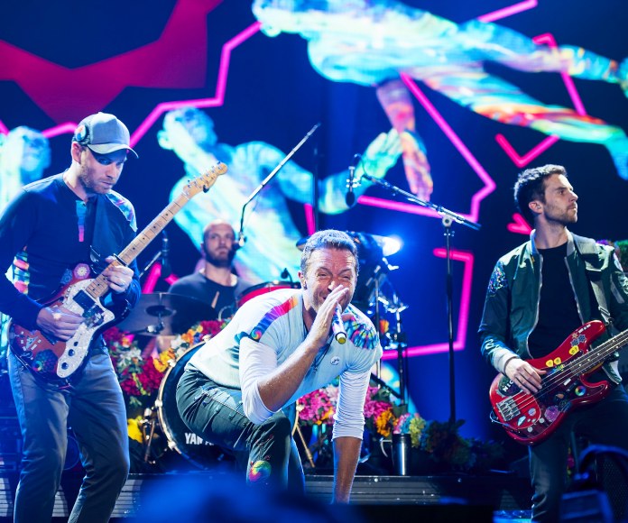 Coldplay en concierto.