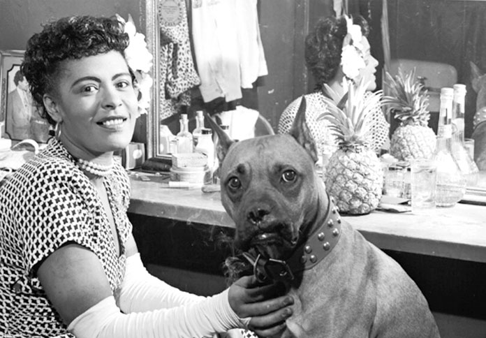 Billie Holiday con Mr. Downbeat