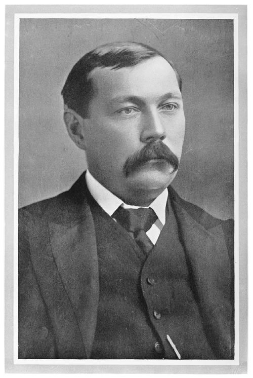 Retrato de Arthur Conan Doyle.