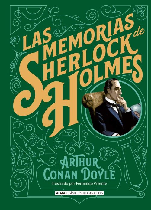 Portada de libro Las memorias de Sherlock Holmes.