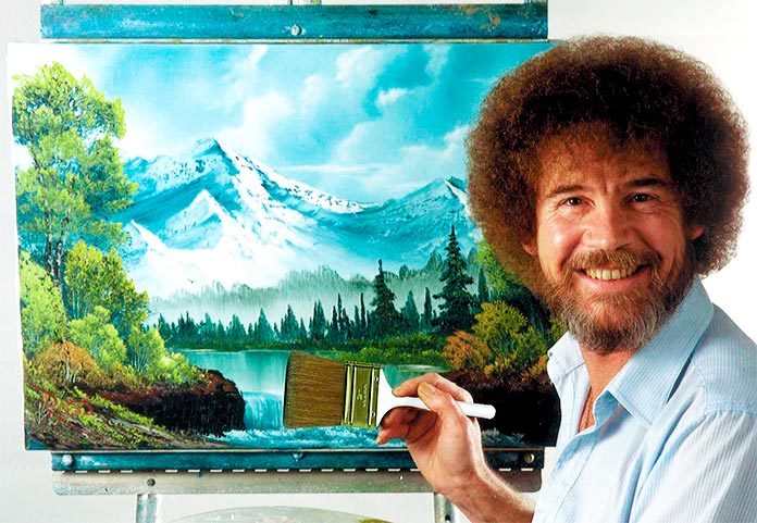 Bob Ross, el maestro de los errores felices