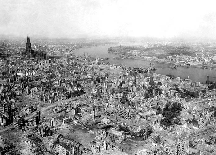 Colonia tras el bombardeo